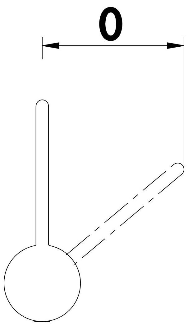 Naber 5011299, LINEA Lunaris, geborsteld zwart-nikkel, hoge druk