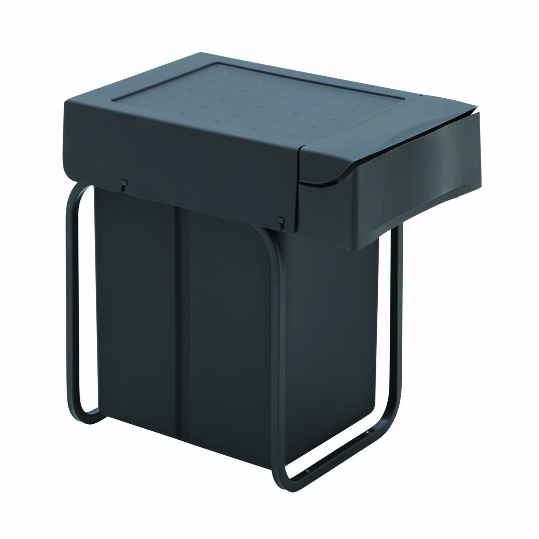 WESCO® Einbauabfallsammler 30DT mit Ablageschale, anthrazit