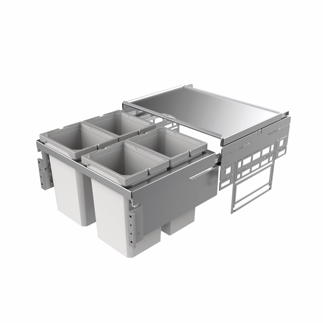 Naber 8012316, Cox® Base 360 S/600-4 8012316, ohne Biodeckel, hellgrau, H 360 mm