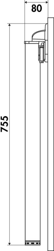 Naber 3011088, Click rund, Stützfuß