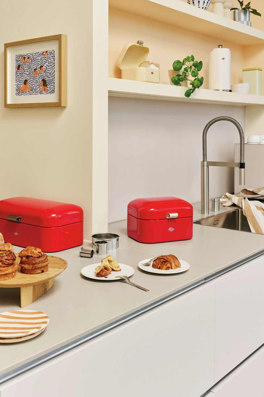 WESCO® Grandy, red, bread box/bread bin