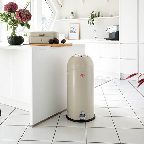 WESCO® Kickmaster Maxi, Standmülleimer, sand matt