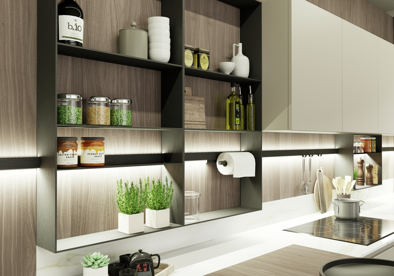 Naber 7062450, Lucento Profilsystem, 1200mm, 1200mm, schwarz