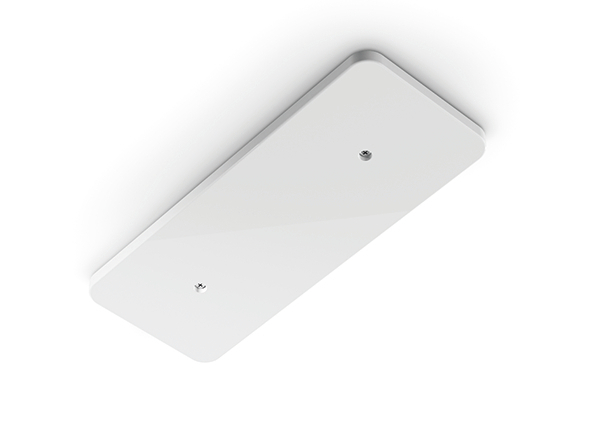 Pure Farbwechsel LED, Einzelleuchte mit Schalter, weiß matt