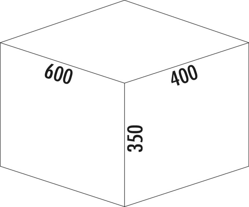 Naber 8013424, Cox Stand-UP® 350 S/600-2, ohne Biodeckel, anthrazit, H 350 mm, Erkelenz
