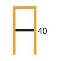 Naber 3031616, Livaro AC, frame parelmetallic, hoekig, bekleding roodbruin