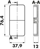 MEC Driver LED Blindabdeckung, weiß