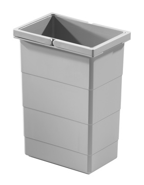 Hailo 1075959, Inneneimer 8 Liter hellgrau, Erkelenz