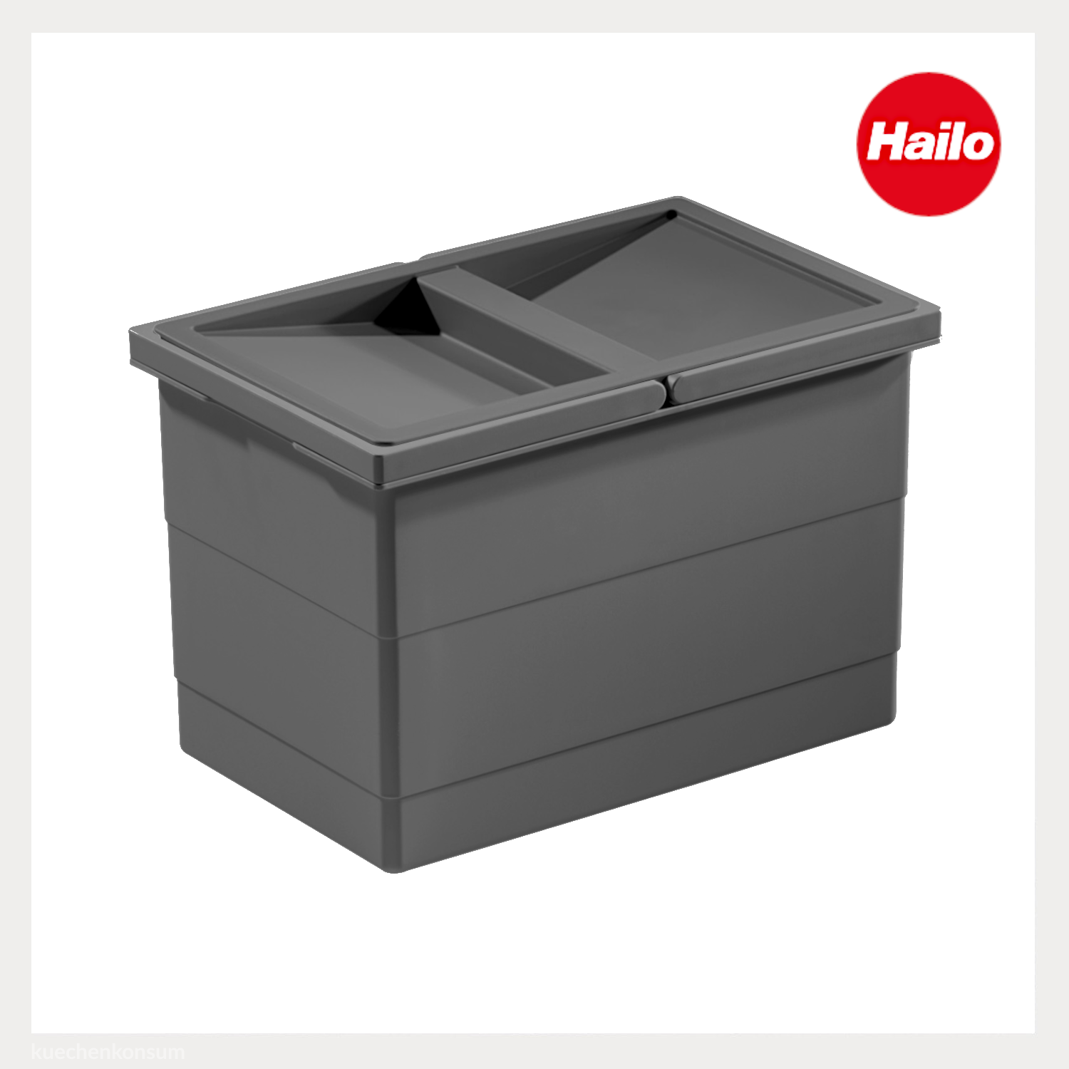 HAILO 1136309, inner bin 14 litres dark grey