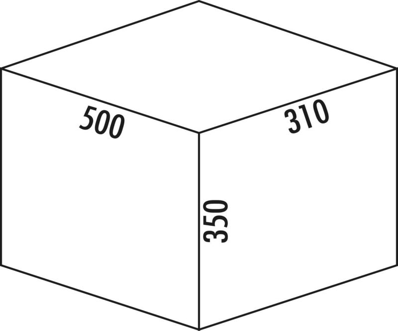 Naber 8013404, Cox Stand-UP® 350 K/500-3, anthrazit, H 360 mm, Erkelenz