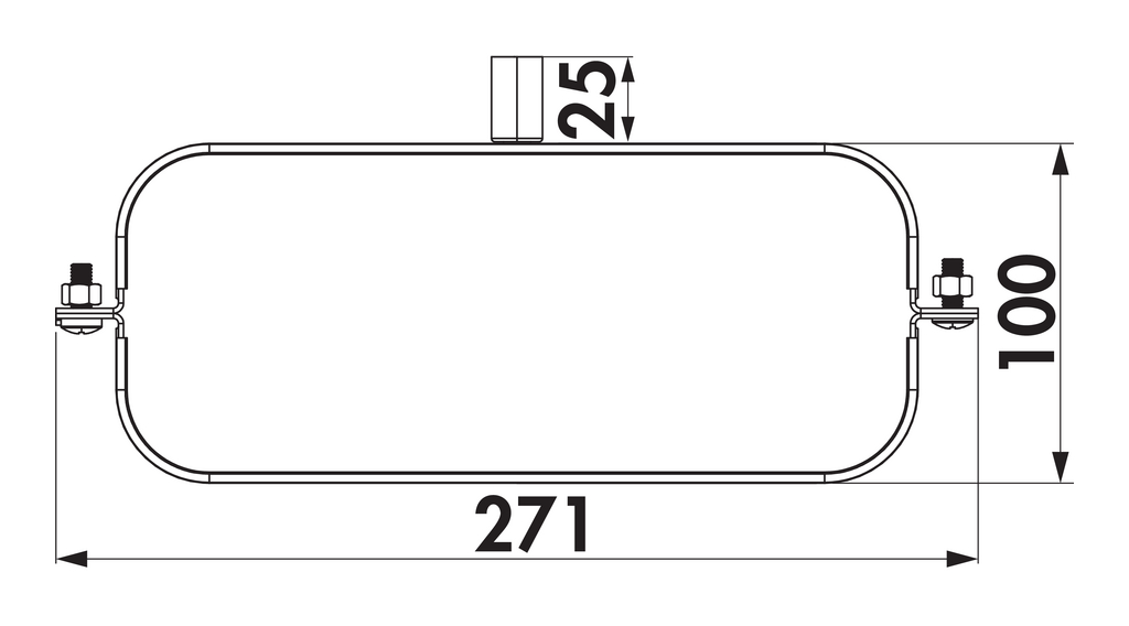 Naber, 4061022, SF 150, Flachkanalhalterung, Erkelenz