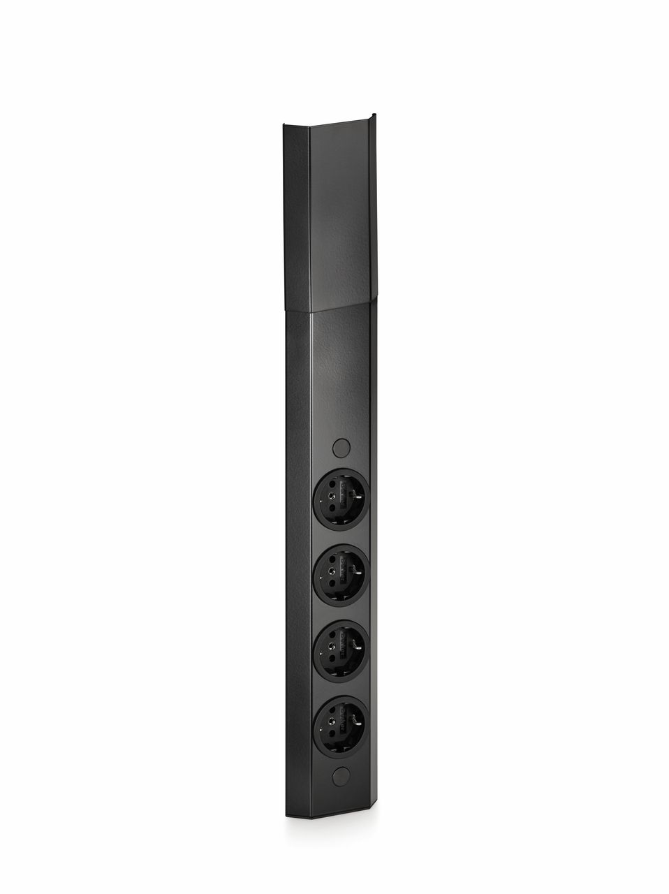 Naber 7053237, Mira Eck small 1, schwarz matt