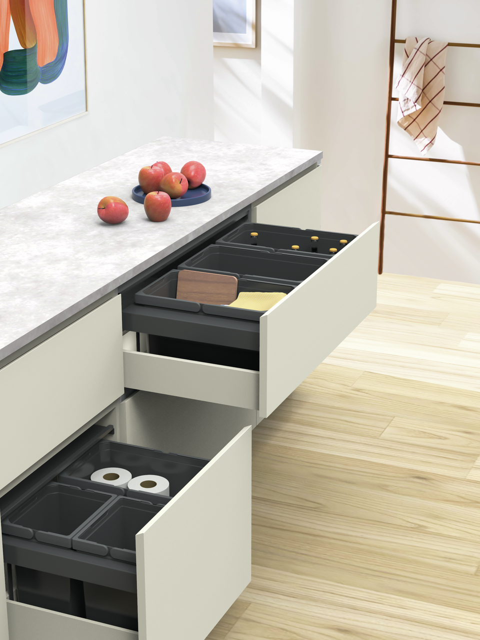 Naber 8013393, Cox Stand-UP® 280 S/800-3, antraciet, H 280 mm