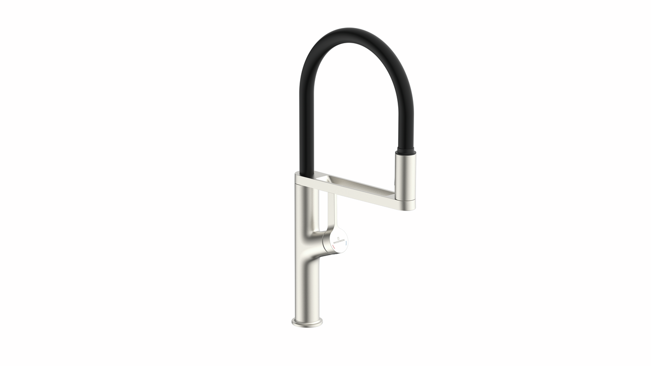 Naber 5021315, Station d'eau Aria, couleur inox, haute pression