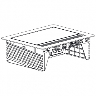 EVOline® FlipTop PUSH Data M 3x VDE Steckdosen 2x RJ45