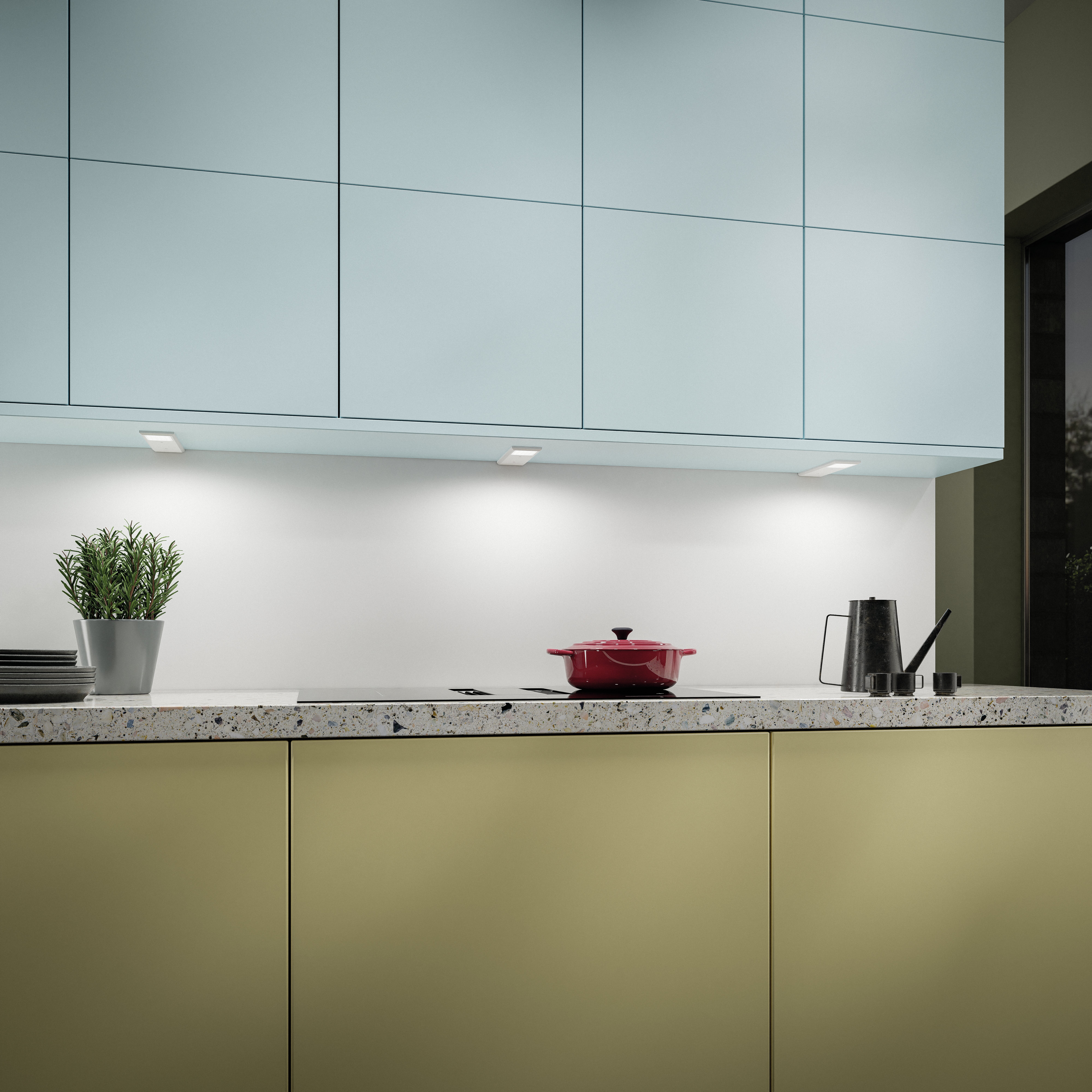 Naber 7061171 Intorno L colour change LED Set-2 with LED touch switch