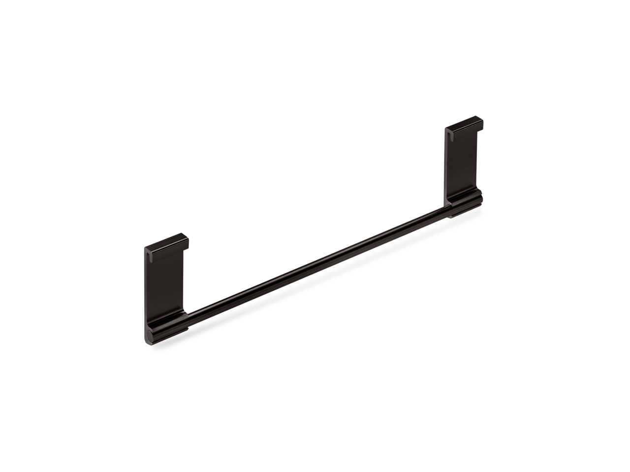 Naber 8044178, Alto porte-serviettes 1, noir mat