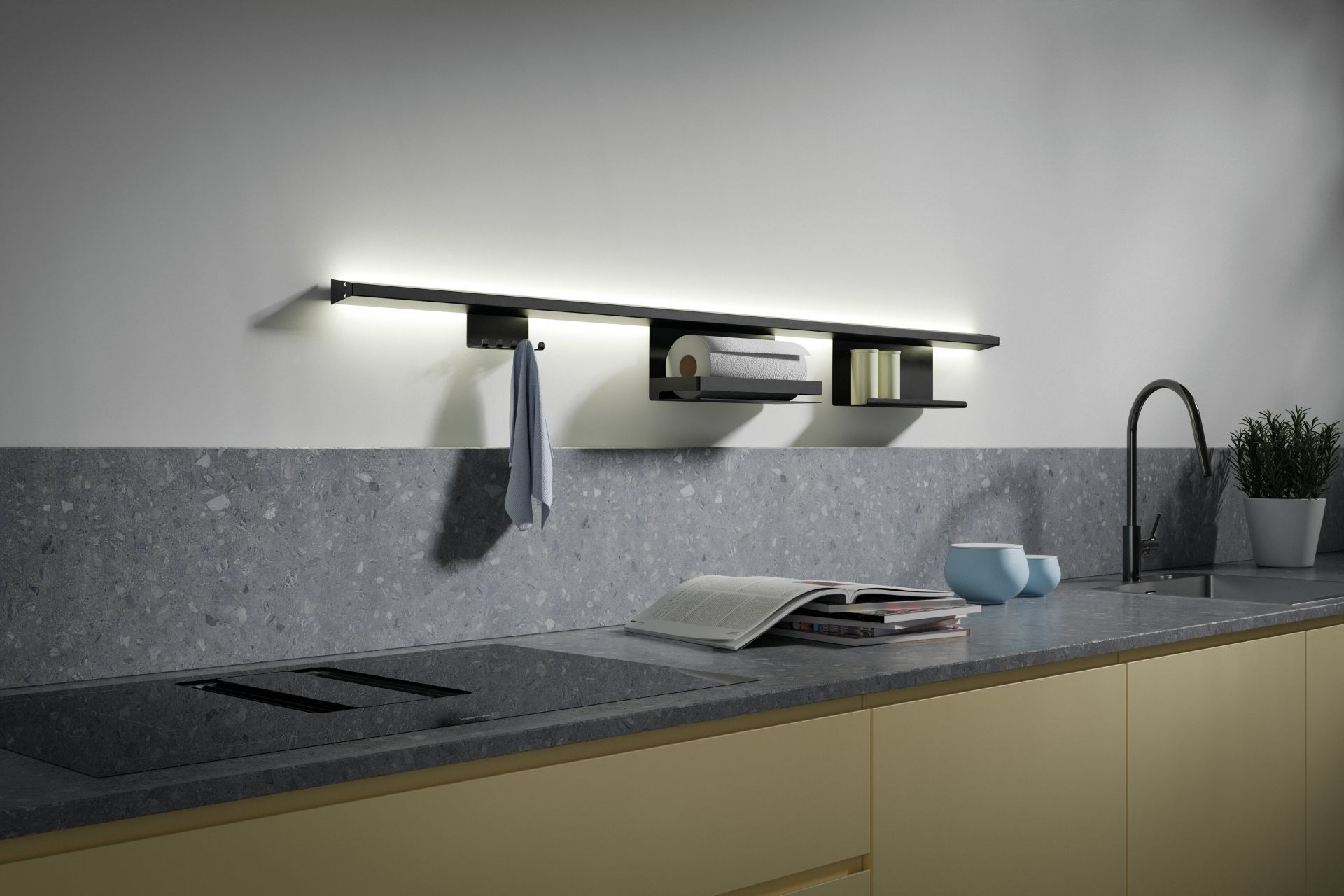 Naber 7063417, Lumica LED Band COB FW, L 1500mm, weiß