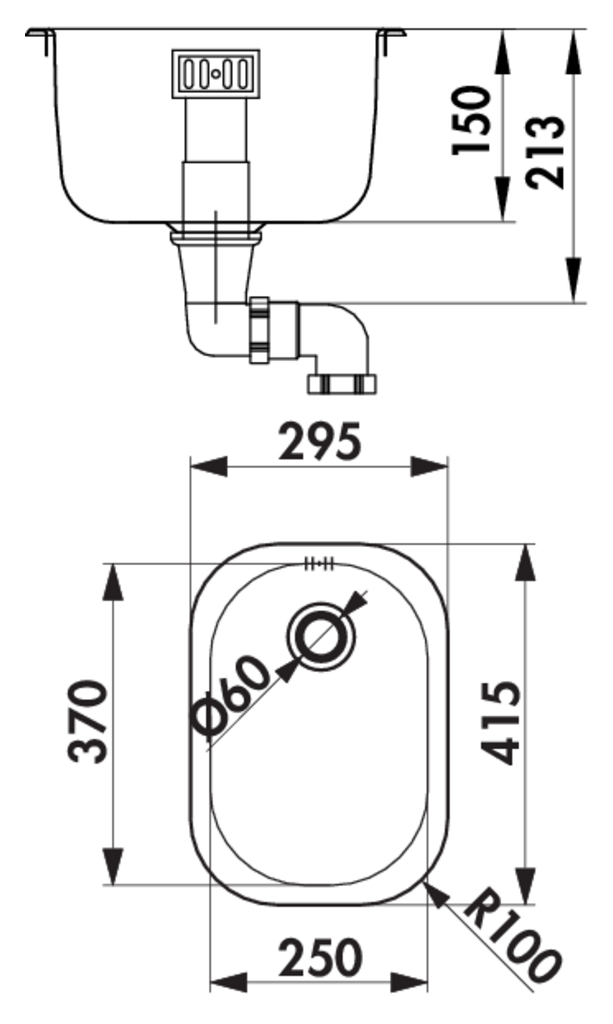 Naber 1016056, Standard S1 Einbauspüle Edelstahl, Erkelenz
