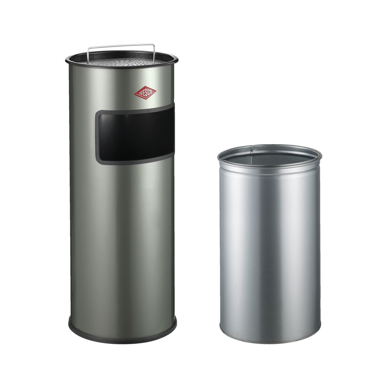 WESCO® Standascher 24 mit Sieb, neusilber