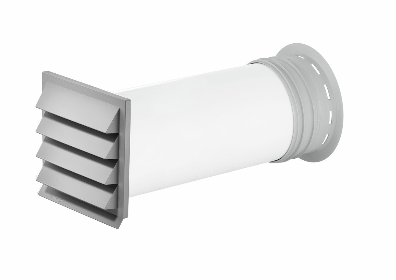 Naber 4051076, PRIME flow P-K-Klima-R 150 Mauerkasten, hellgrau