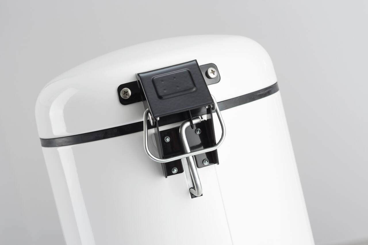 WESCO® Big Baseboy 30, poubelle sur pied, blanc