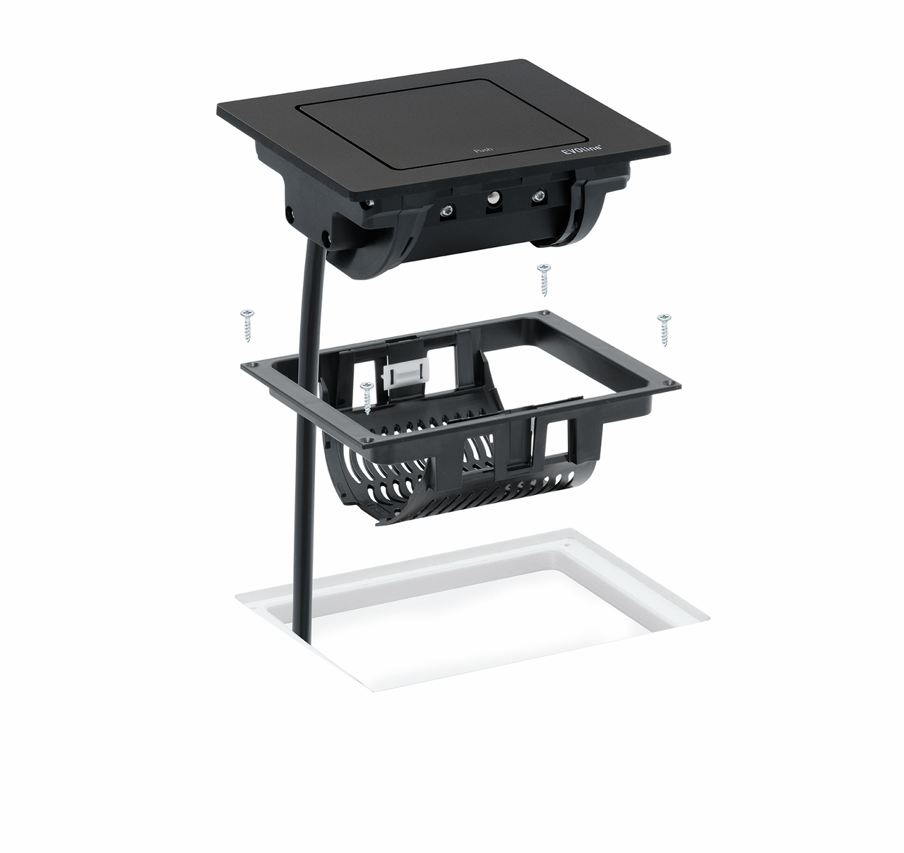 Evoline® Spin USB C, schwarz matt