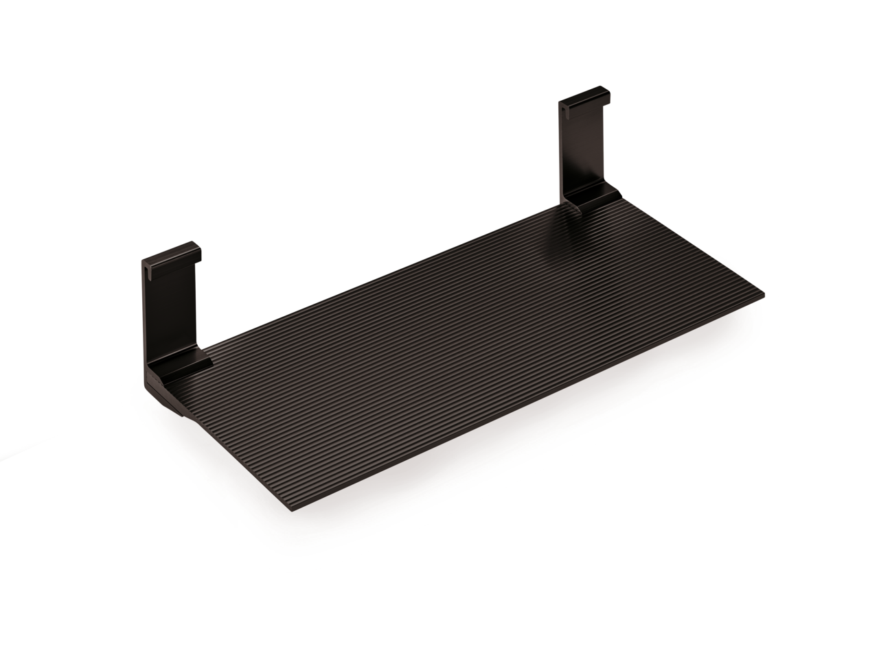 Naber 8044175, Alto tablette étroite, noir mat