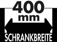 Naber 8012443, Cox® Base 460 R/400-1, hellgrau, H 460 mm