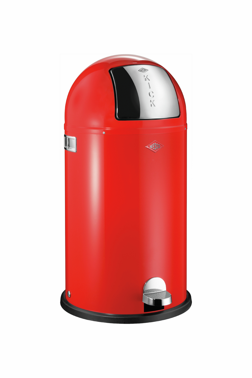 WESCO® Kickboy, Standmülleimer, rot