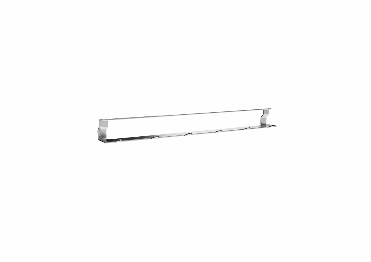 Naber 8047444, Linero Style hook rail 1, stainless steel coloured