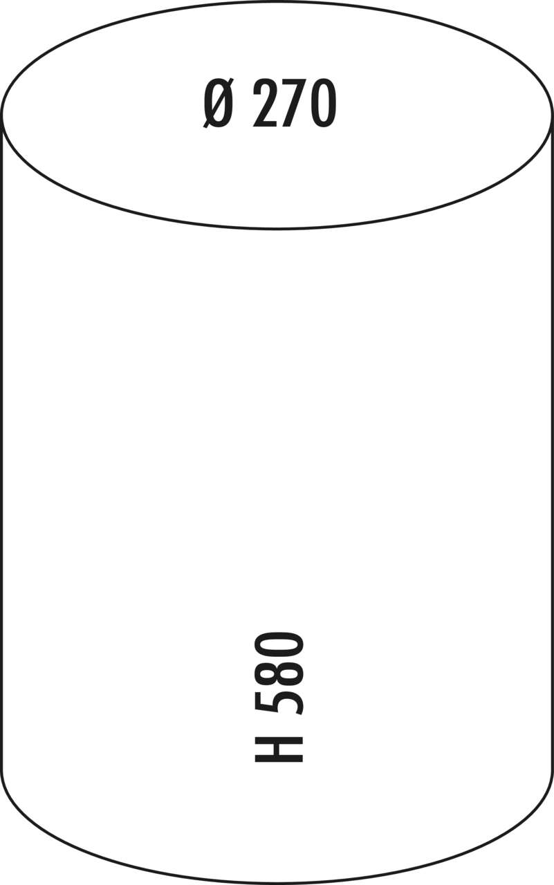 WESCO® Gastro Tretabfallsammler 127, Standmülleimer, silber
