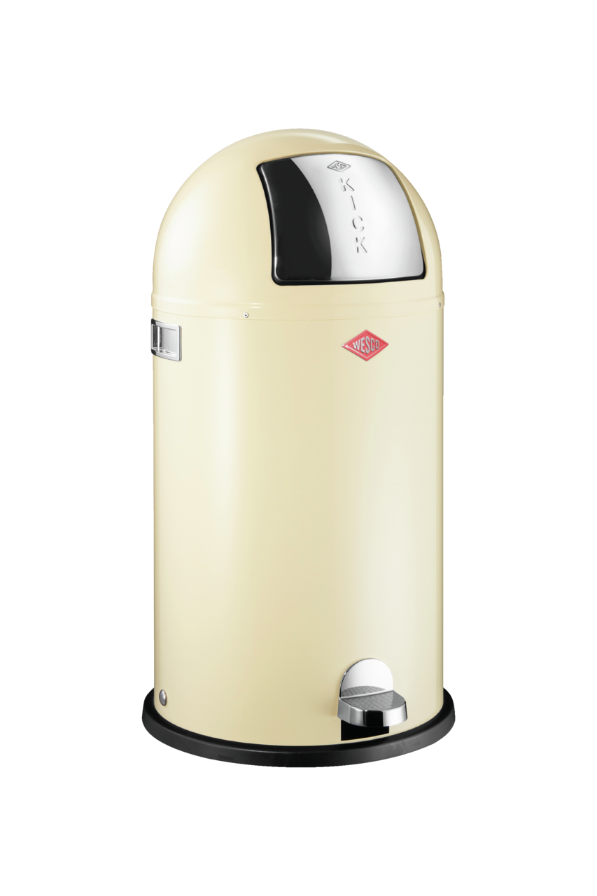 WESCO® Kickboy, Standmülleimer, mandel