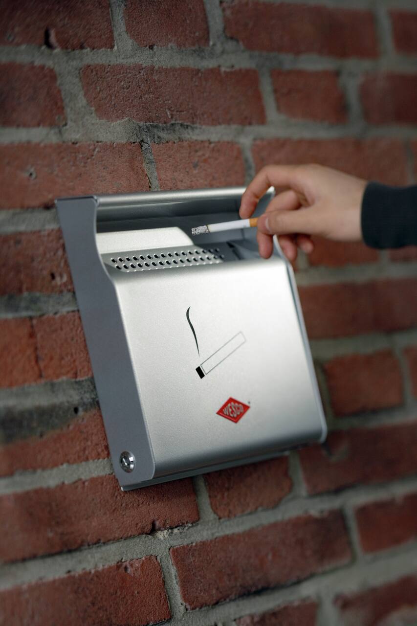 WESCO® Wandascher, silber WESCO® Wandascher, silber