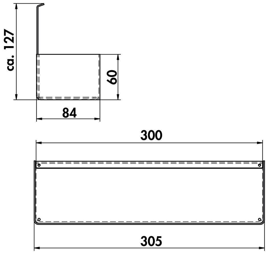 Naber 8041221, transFORM shelf 2, black matt