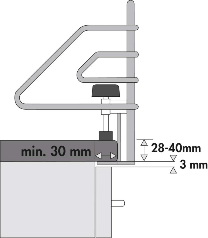 Naber 8031005, Kinderschutzgitter, für 600er, B 678 mm