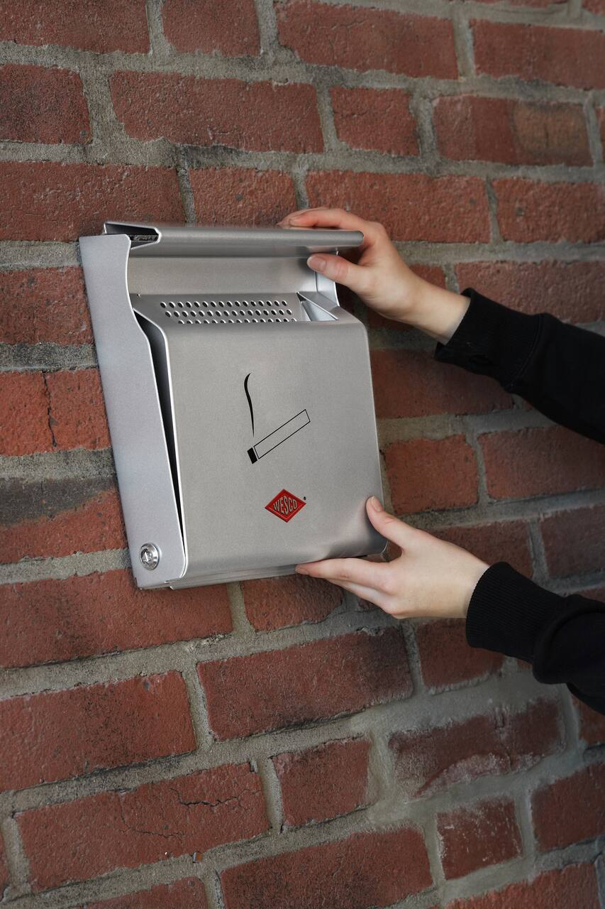 WESCO® Wandascher, silber WESCO® Wandascher, silber