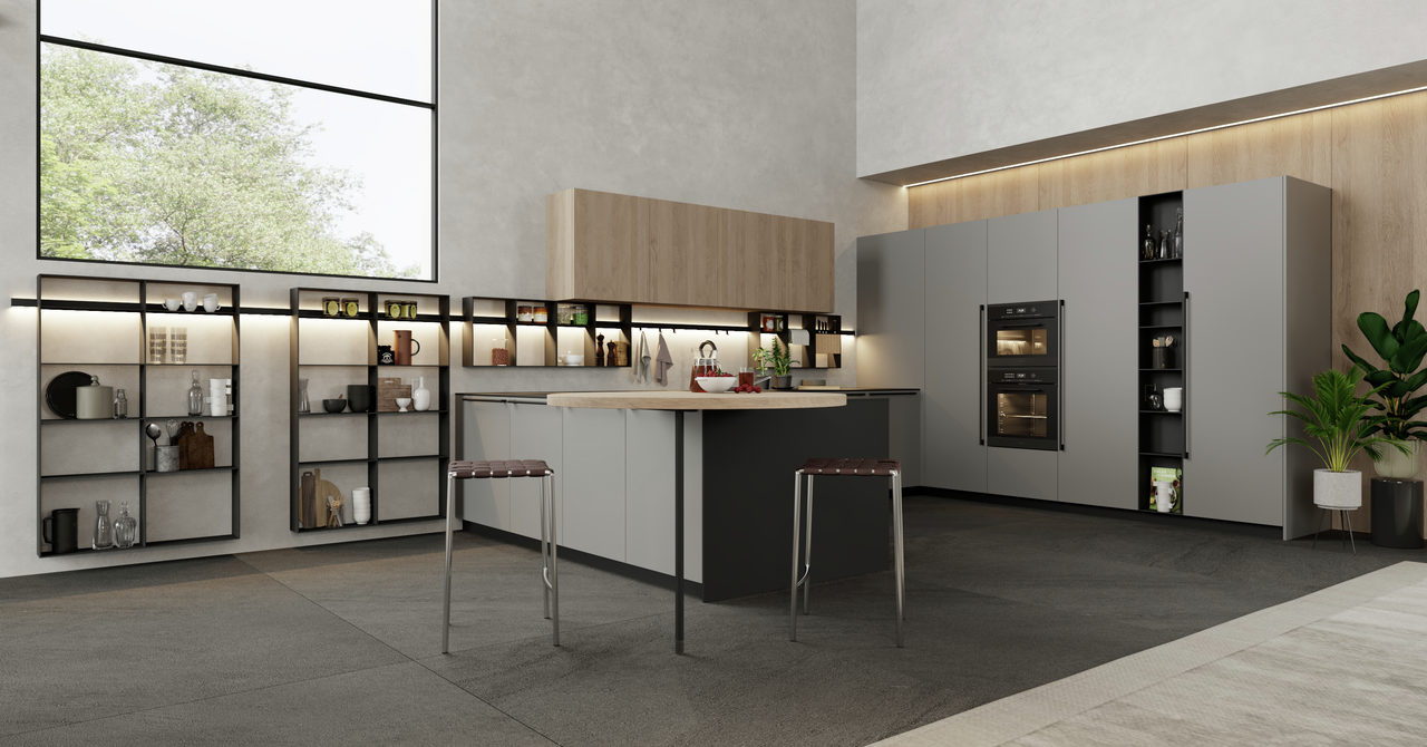 Naber 7062453, Lucento Profilsystem, 2600mm, 50,96 W, schwarz