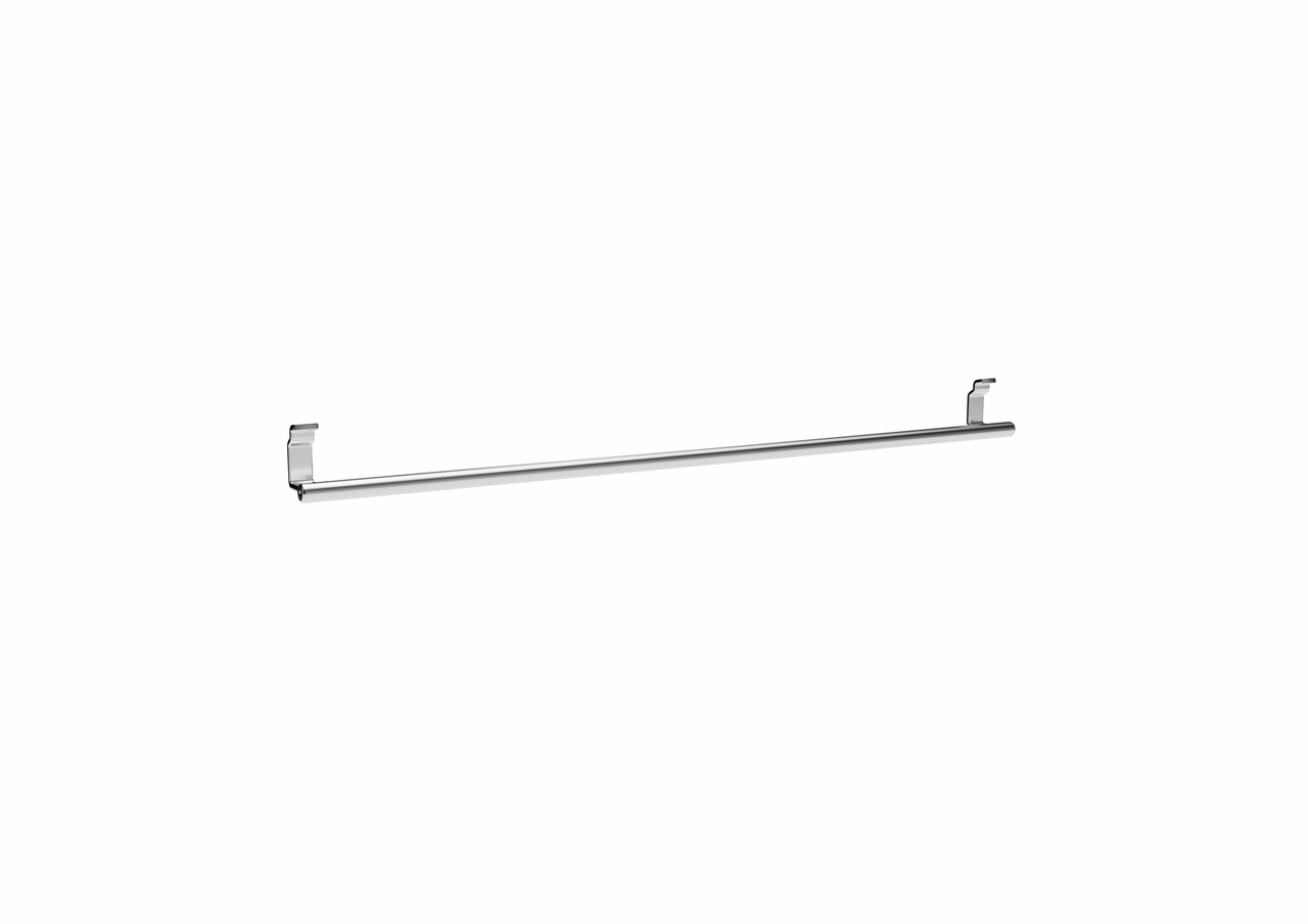 Naber 8047442, Linero Style cloth rail, stainless steel coloured