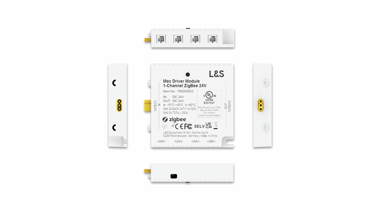 MEC Driver LED 1-Kanal Modul Funk/ZigBee, 24 V