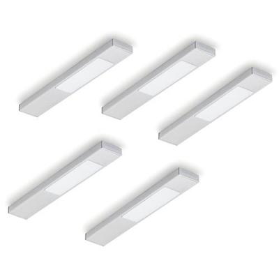 Naber 7062205, Stretto LED, 5-fach Set, Aluminiumgehäuse