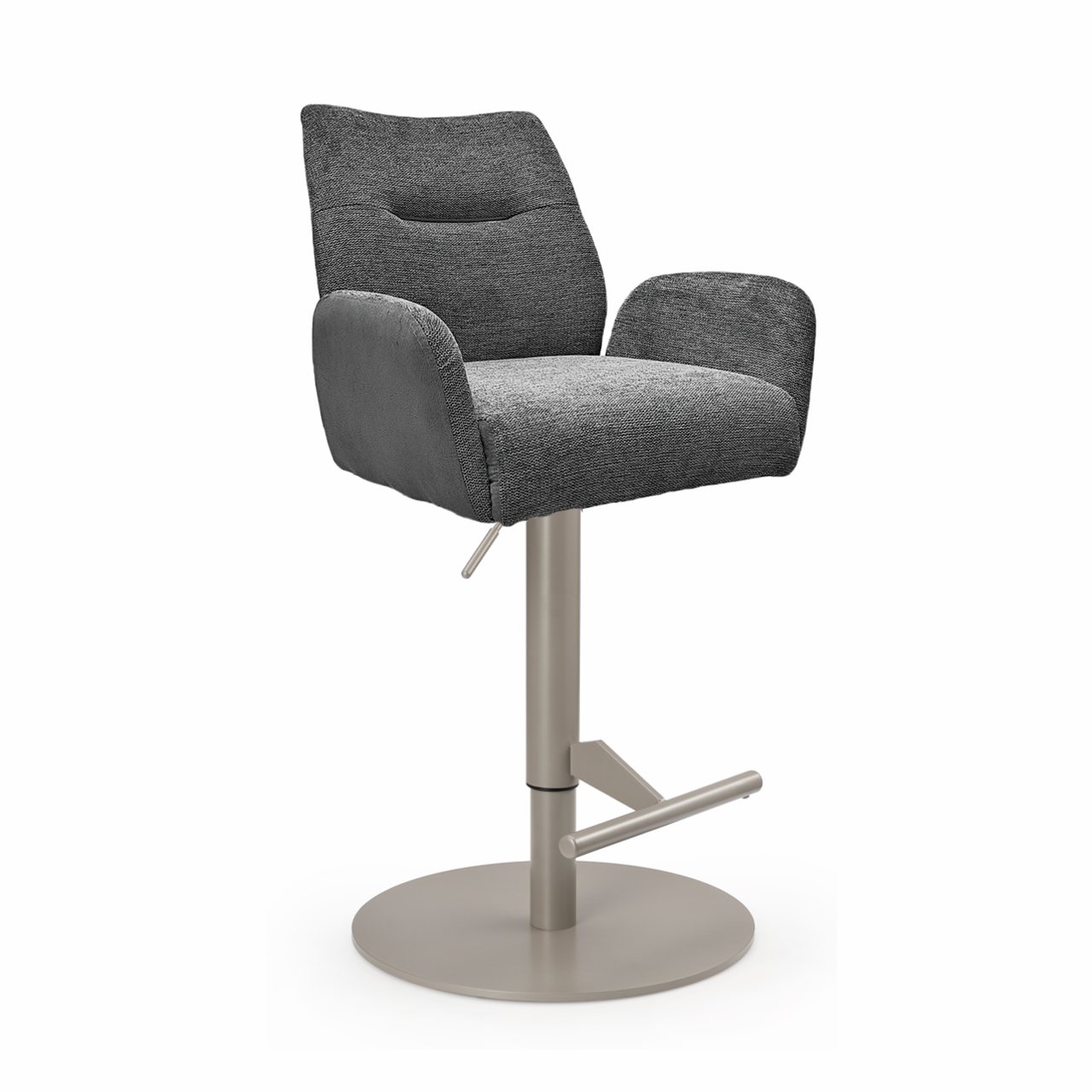 Naber 3031333, Famous AS, parelmoer metallic, rond, deksel donkergrijs