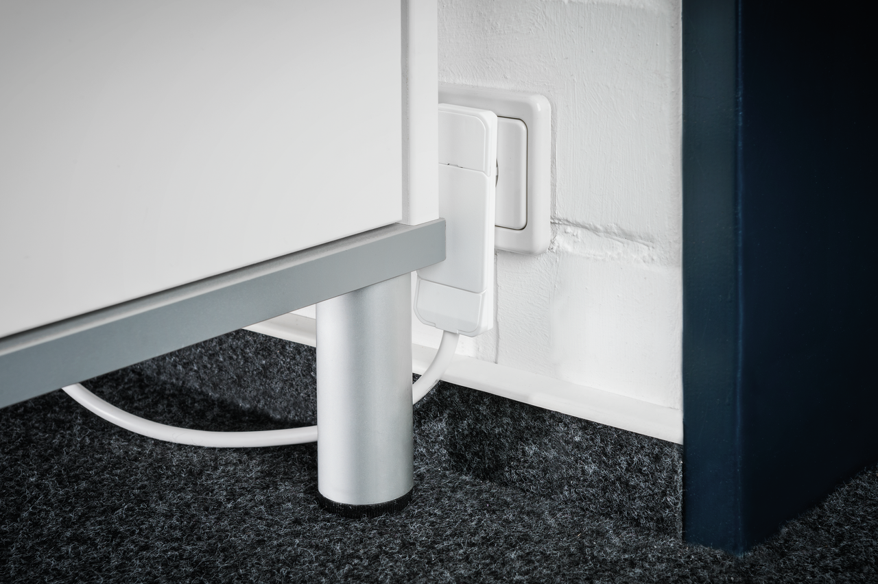 Naber 7011066, Verbindungsleitung mit Evoline® Plugstecker, L 2000 mm, weiß