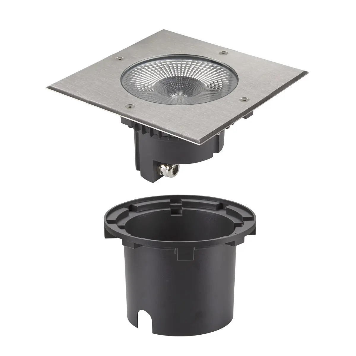 SLV 1006105 ROCCI 200 EL Bodeneinbauleuchte 16W eckig Edelstahl, Erkelenz