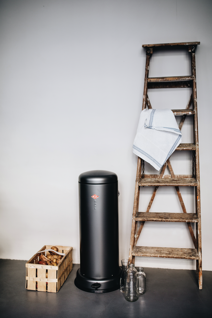 WESCO® Big Baseboy 30, Standmülleimer, schwarz