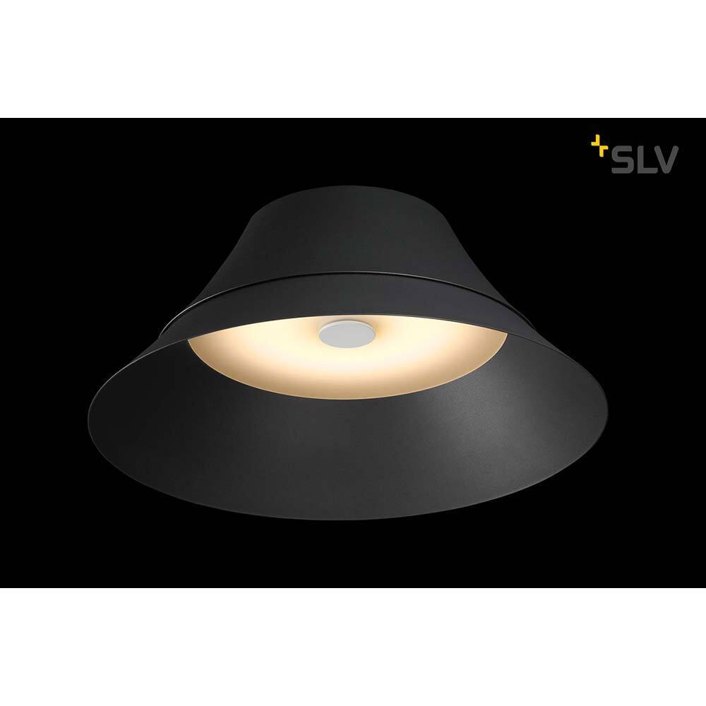 SLV 1000437 BATO 45 CW LED Indoor Deckenaufbauleuchte schwarz LED 2700K, Erkelenz