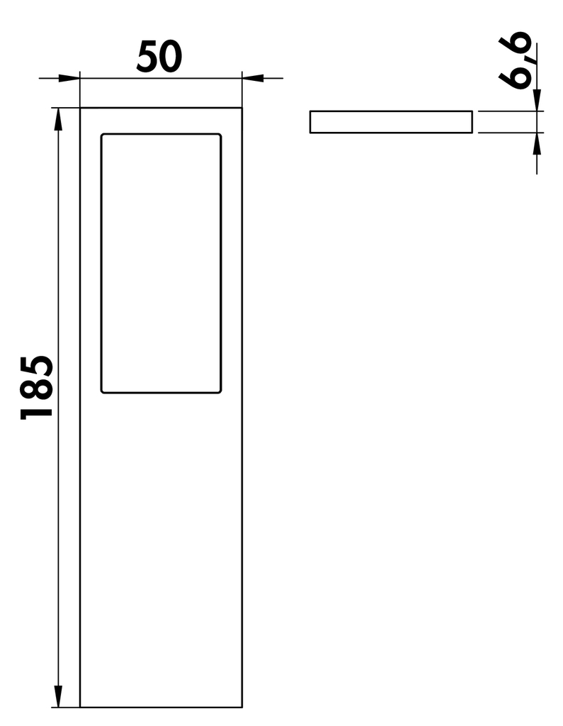 Livello Farbwechsel LED, Einzelleuchte ohne Schalter, LIC LED-System kompatibel, schwarz