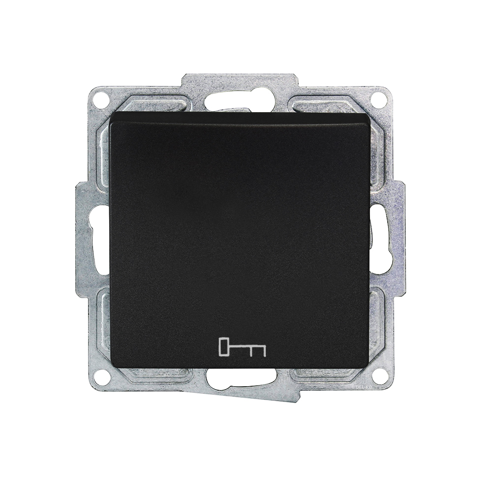 Gunsan 01283400150110 Visage Taster Schlüssel Unterputz Schwarz