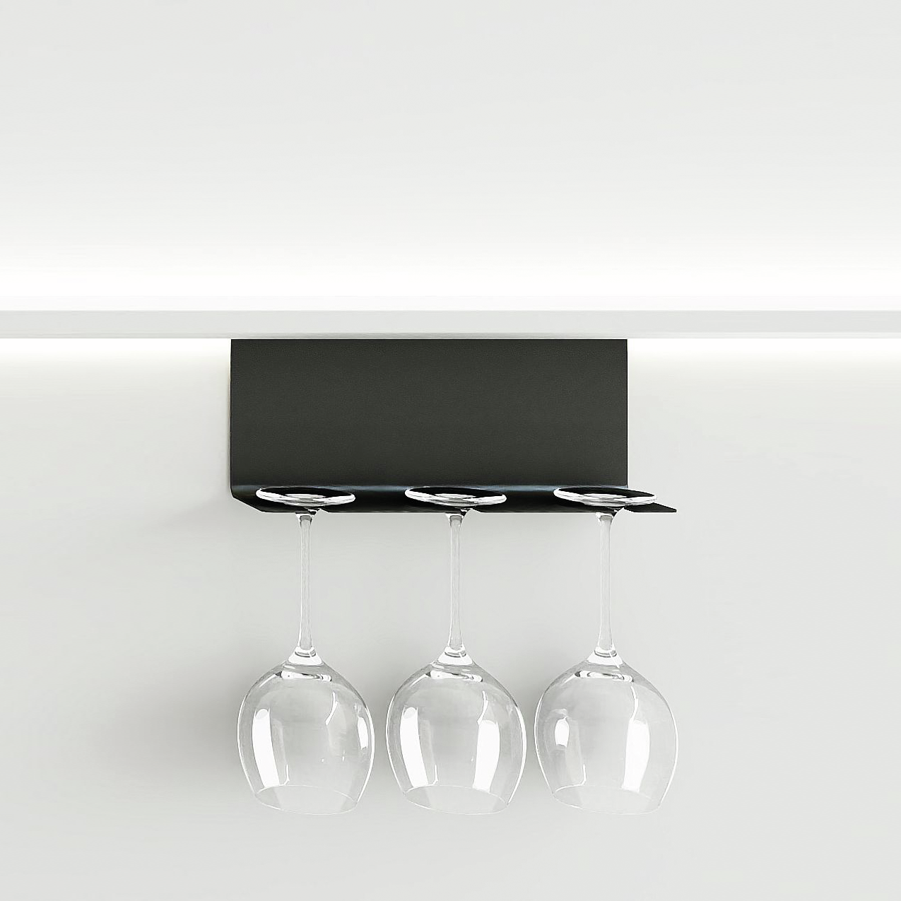 Naber 8041227, transFORM glass holder, black matt