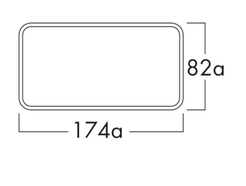 Naber 4033029 Klima-E flow 125 Mauerkasten ziegelrot